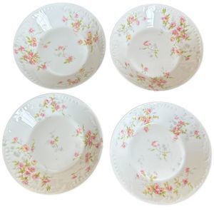 Vintage Set of 4 Theodore Haviland Limoges Bread & Butter China Plates 4.5”